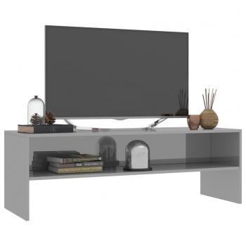 TV-Schrank Hochglanz-Grau 120x40x40 cm Holzwerkstoff