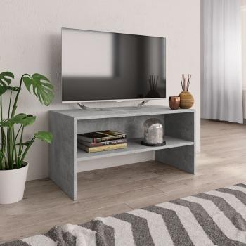 ARDEBO.de - TV-Schrank Betongrau 80x40x40 cm Holzwerkstoff