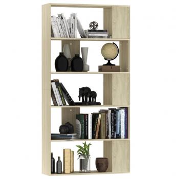 Bücherregal/Raumteiler Sonoma-Eiche 80x24x159 cm Holzwerkstoff