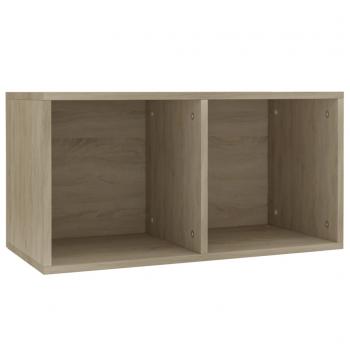 Schallplatten-Aufbewahrungsbox Sonoma Eiche 71x34x36 cm