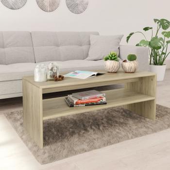 ARDEBO.de - Couchtisch Sonoma-Eiche 100x40x40 cm Holzwerkstoff