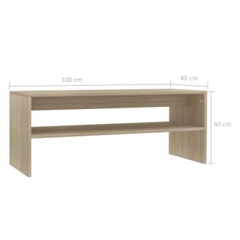 Couchtisch Sonoma-Eiche 100x40x40 cm Holzwerkstoff