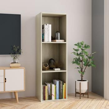 ARDEBO.de - Bücherregal/TV-Schrank Sonoma Eiche 36x30x114 cm Holzwerkstoff