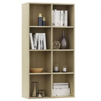 Bücherregal/Sideboard Sonoma-Eiche 66×30×130 cm Holzwerkstoff