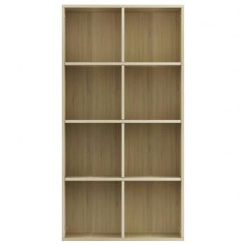 Bücherregal/Sideboard Sonoma-Eiche 66×30×130 cm Holzwerkstoff