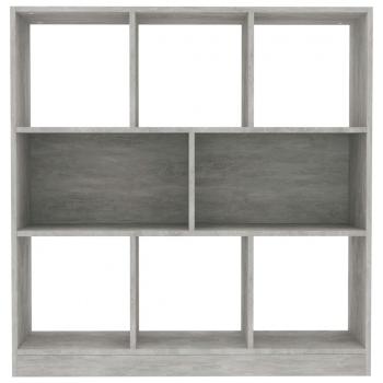 Bücherregal Betongrau 97,5x29,5x100 cm Holzwerkstoff