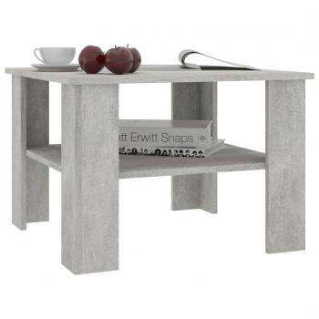 Couchtisch Betongrau 60x60x42 cm Holzwerkstoff