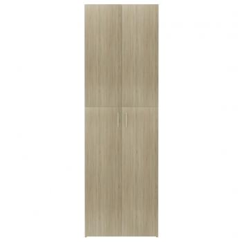 Büroschrank Sonoma-Eiche 60x32x190 cm Holzwerkstoff