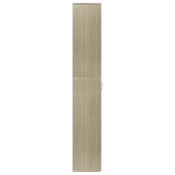 Büroschrank Sonoma-Eiche 60x32x190 cm Holzwerkstoff