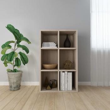 ARDEBO.de - Bücherregal/Sideboard Sonoma-Eiche 66x30x98 cm Holzwerkstoff