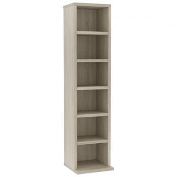 CD-Schrank Sonoma-Eiche 21x20x88 cm Holzwerkstoff