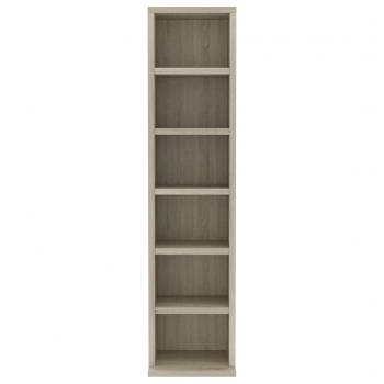 CD-Schrank Sonoma-Eiche 21x20x88 cm Holzwerkstoff