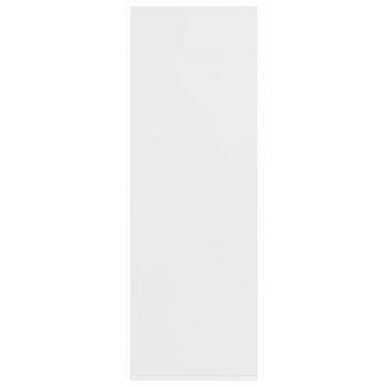 Schuhregal Weiß 54x34x100,5 cm Holzwerkstoff