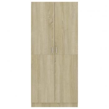 Kleiderschrank Sonoma-Eiche 80x52x180 cm Holzwerkstoff