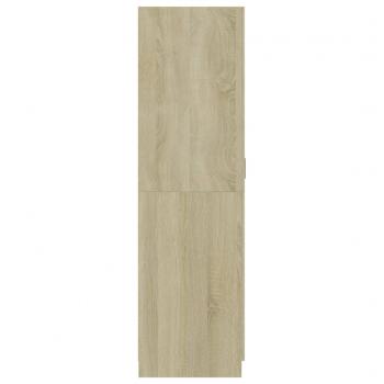 Kleiderschrank Sonoma-Eiche 80x52x180 cm Holzwerkstoff