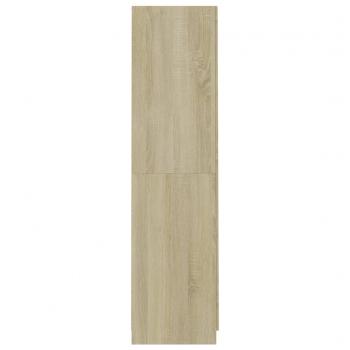 Kleiderschrank Sonoma-Eiche 90x52x200 cm Holzwerkstoff