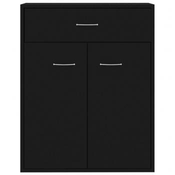 Sideboard Schwarz 60x30x75 cm Holzwerkstoff