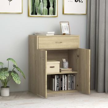 Sideboard Sonoma-Eiche 60x30x75 cm Holzwerkstoff