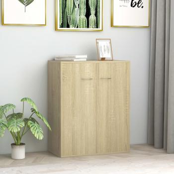 ARDEBO.de - Sideboard Sonoma-Eiche 60x30x75 cm Holzwerkstoff