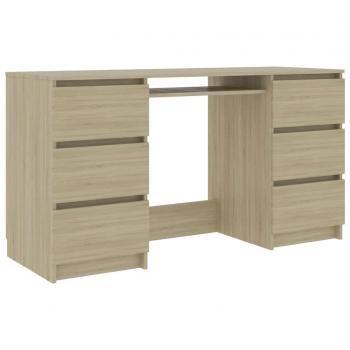 Schreibtisch Sonoma-Eiche 140x50x77 cm Holzwerkstoff