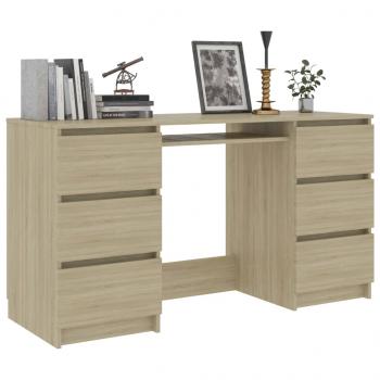 Schreibtisch Sonoma-Eiche 140x50x77 cm Holzwerkstoff