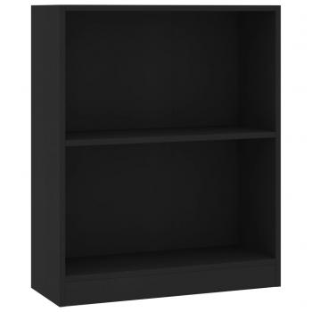 Bücherregal Schwarz 60x24x76 cm Holzwerkstoff