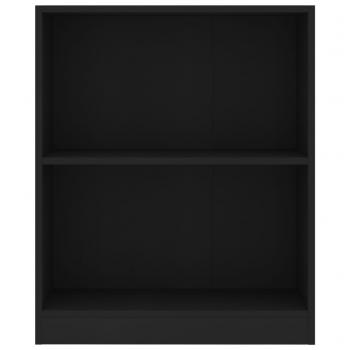 Bücherregal Schwarz 60x24x76 cm Holzwerkstoff