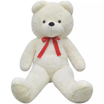 Weicher XXL-Plüsch-Teddybär Weiß 135 cm 