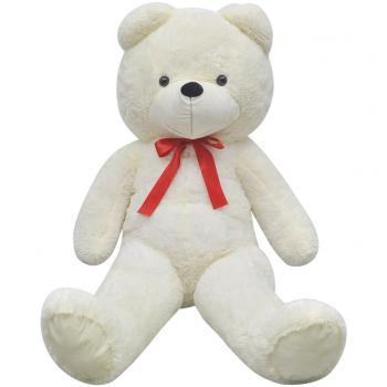 Weicher XXL-Plüsch-Teddybär Weiß 160 cm 