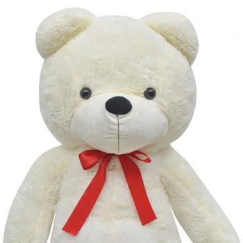 Weicher XXL-Plüsch-Teddybär Weiß 160 cm 