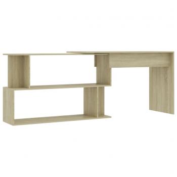 Eckschreibtisch Sonoma-Eiche 200x50x76 cm Holzwerkstoff