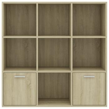 Bücherregal Sonoma-Eiche 98x30x98 cm Holzwerkstoff