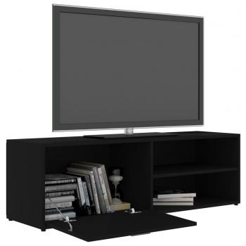 TV-Schrank Schwarz 120x34x37 cm Holzwerkstoff