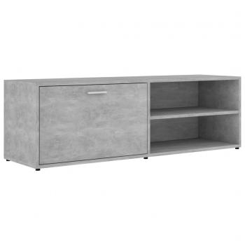 TV-Schrank Betongrau 120x34x37 cm Holzwerkstoff