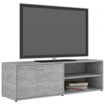 TV-Schrank Betongrau 120x34x37 cm Holzwerkstoff