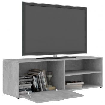 TV-Schrank Betongrau 120x34x37 cm Holzwerkstoff