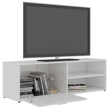 TV-Schrank Hochglanz-Weiß 120x34x37 cm Holzwerkstoff