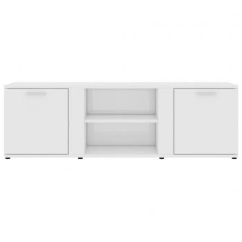 TV-Schrank Hochglanz-Weiß 120x34x37 cm Holzwerkstoff