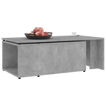 Couchtisch Betongrau 150x50x35 cm Holzwerkstoff