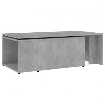 Couchtisch Betongrau 150x50x35 cm Holzwerkstoff