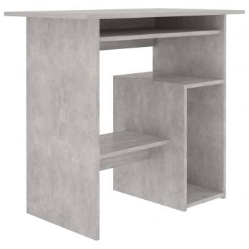 Schreibtisch Betongrau 80x45x74 cm Holzwerkstoff