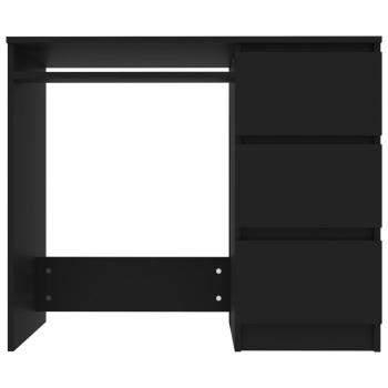 Schreibtisch Schwarz 90x45x76 cm Holzwerkstoff