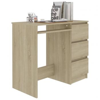 Schreibtisch Sonoma-Eiche 90x45x76 cm Holzwerkstoff