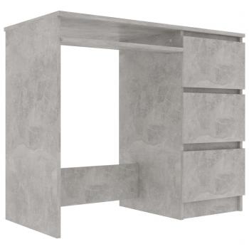 Schreibtisch Betongrau 90x45x76 cm Holzwerkstoff