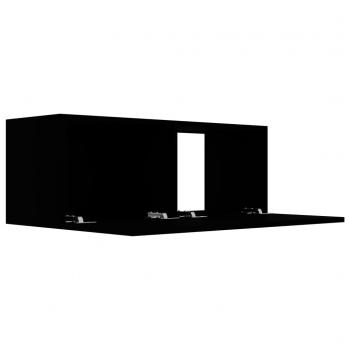 TV-Schrank Schwarz 80x30x30 cm Holzwerkstoff