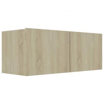 TV-Schrank Sonoma-Eiche 80x30x30 cm Holzwerkstoff