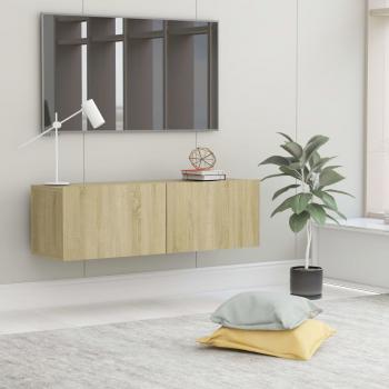 ARDEBO.de - TV-Schrank Sonoma-Eiche 100x30x30 cm Holzwerkstoff