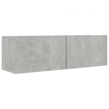 TV-Schrank Betongrau 100x30x30 cm Holzwerkstoff