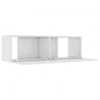 TV-Schrank Hochglanz-Weiß 100x30x30 cm Holzwerkstoff