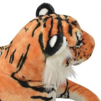 Tiger Kuscheltier Plüsch Braun XXL